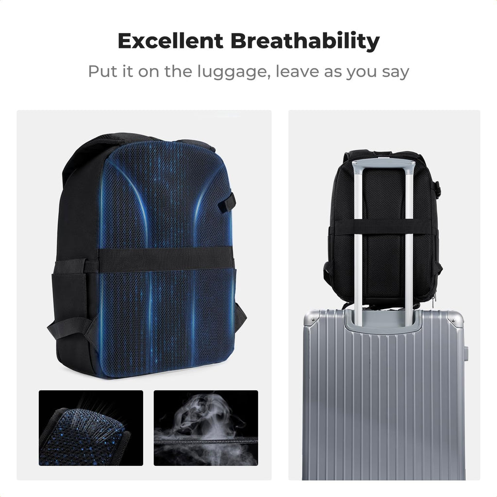 K&F CONCEPT Camera Backpack, Lightweight Camera Bag with Tripod Holder