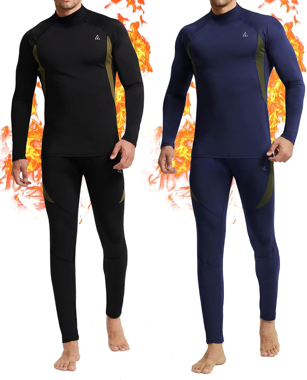 Mens Thermal Underwear Long Johns Base Layer Set Cold Weather 1/2/3 Pack