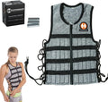 Hyperwear Hyper Vest PRO Adjustable Weighted Vest for Men and Women — Running, Walking, HIIT, Bone Density & Osteoporosis Exercise — No-Bounce Steel Micro-Weights, Slim Fit, Up to 40 lbs
