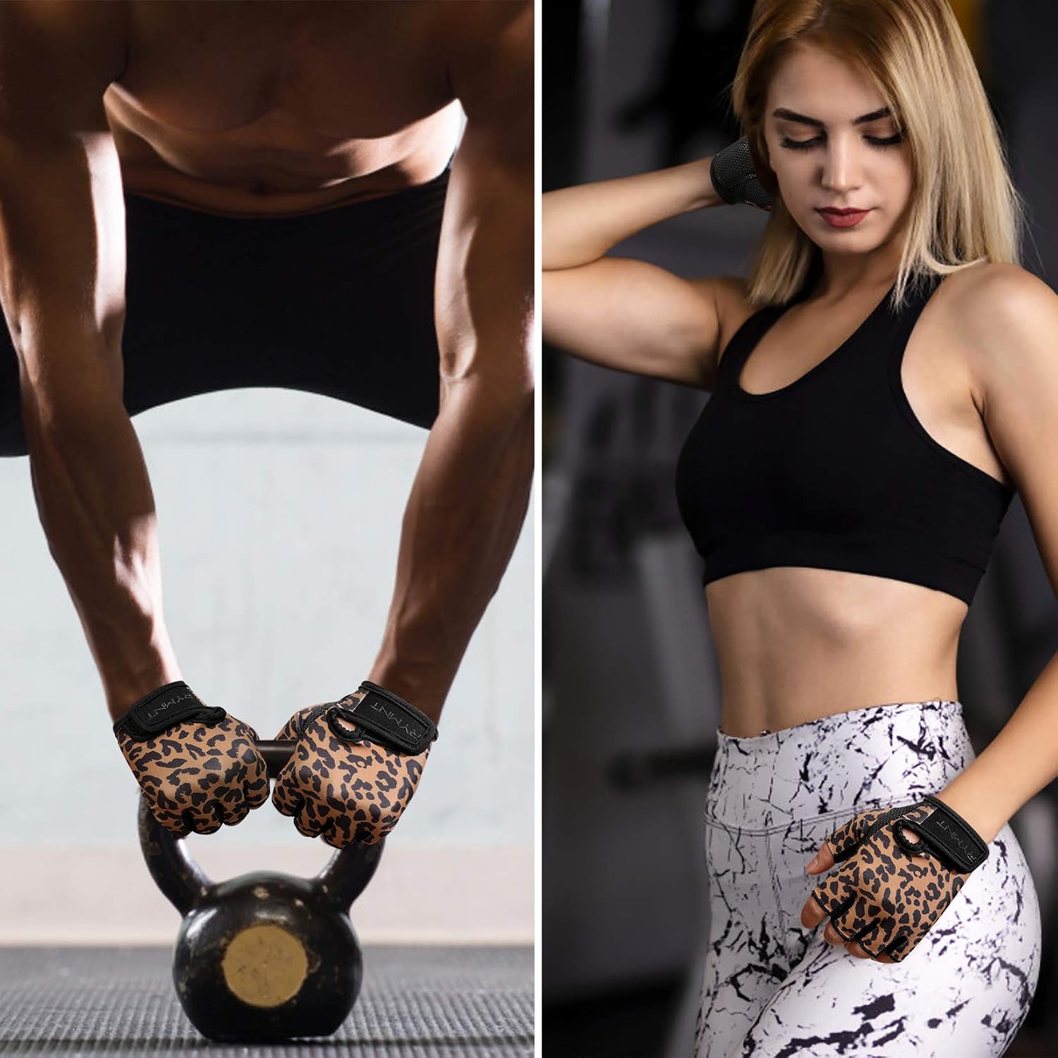 Workout Gloves for Women Men, Weight Lifting Gloves Padded, Full Palm Grip
