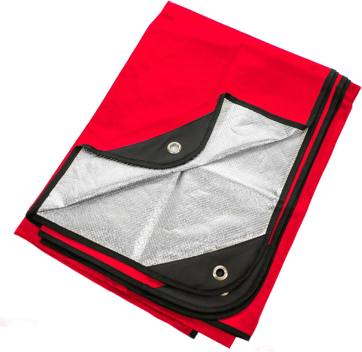 Arcturus Insulated Tarp, Reusable Heavy Duty Thermal Survival Blanket – 60x82in, Reflects 90% Body Heat, Waterproof, Windproof, 3-Layer Design, Reinforced Grommets, Olive Green