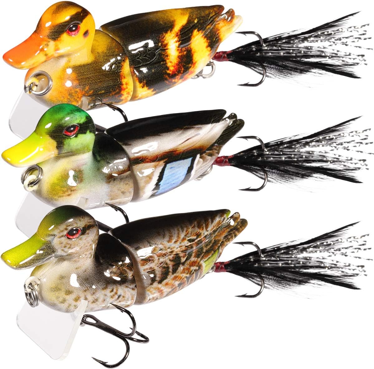 TRUSCEND Easy Catch Crankbait with BKK Hooks, Shallow or Deep Diving Crank Bait Fishing Lures for Bass Pike Walleye, Unipue Wobble Design for More Bites, Vibe Lipless Crankbaits Freshwater Saltwater