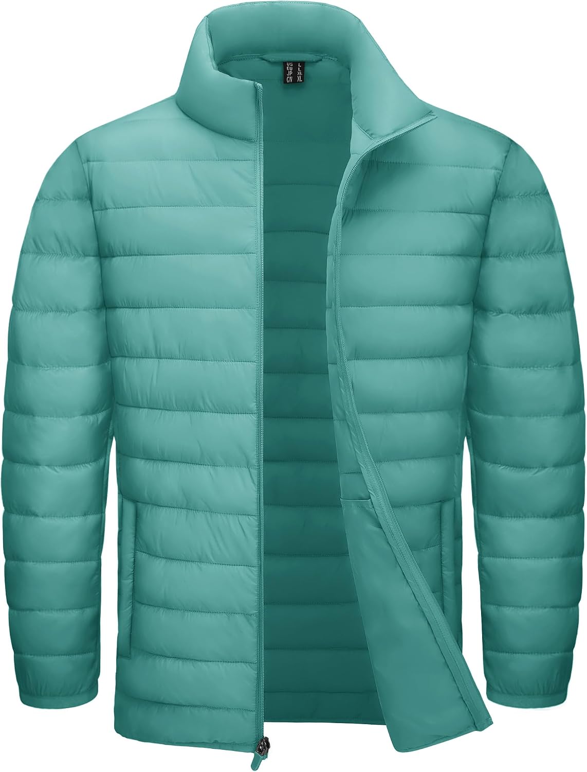 TACVASEN Men's Lightweight Puffer Jacket Quilted Insulated Winter Coat