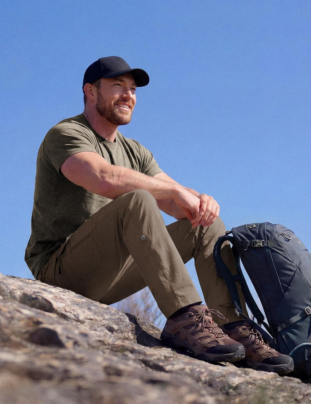 Moosehill Men's Hiking Pants: Lightweight & Stretch