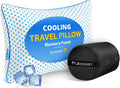 Adjustable Small Cooling Memory Foam Pillow for Travel, Camping & Airplane
