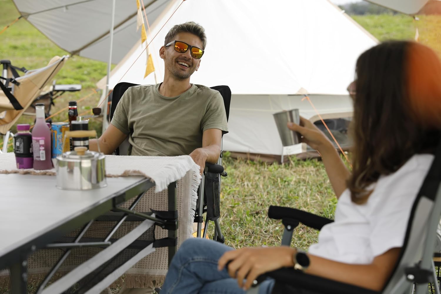 KingCamp Folding Camping Table, Portable Camp Table