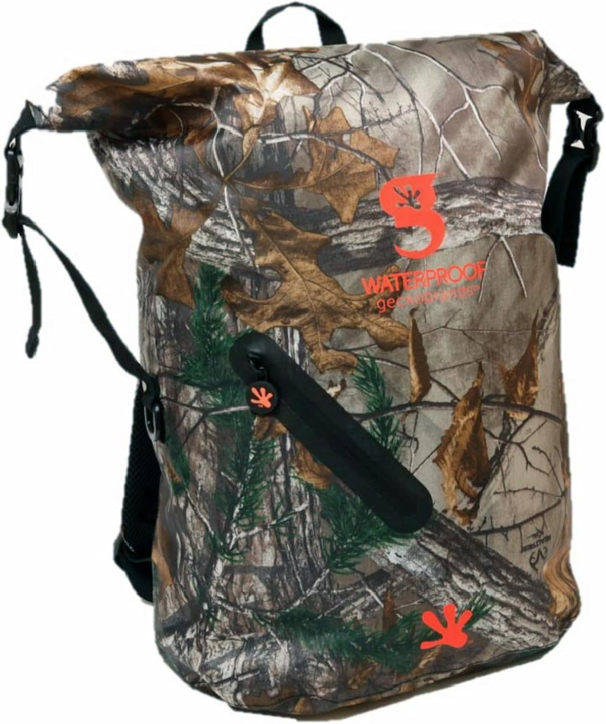 geckobrands Lightweight 30L Waterproof Backpack - Lightweight Watertight Outdoor Bag Hiking Traveling Light Water Activities