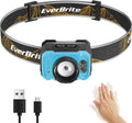 EverBrite 600LM Rechargeable Headlamp, Motion Sensor Head Lamp for Adults