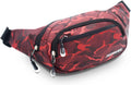 Large Fanny Pack for Men Women NSYOOMH, Crossbody Waist Bag 5-Zipper Pocket