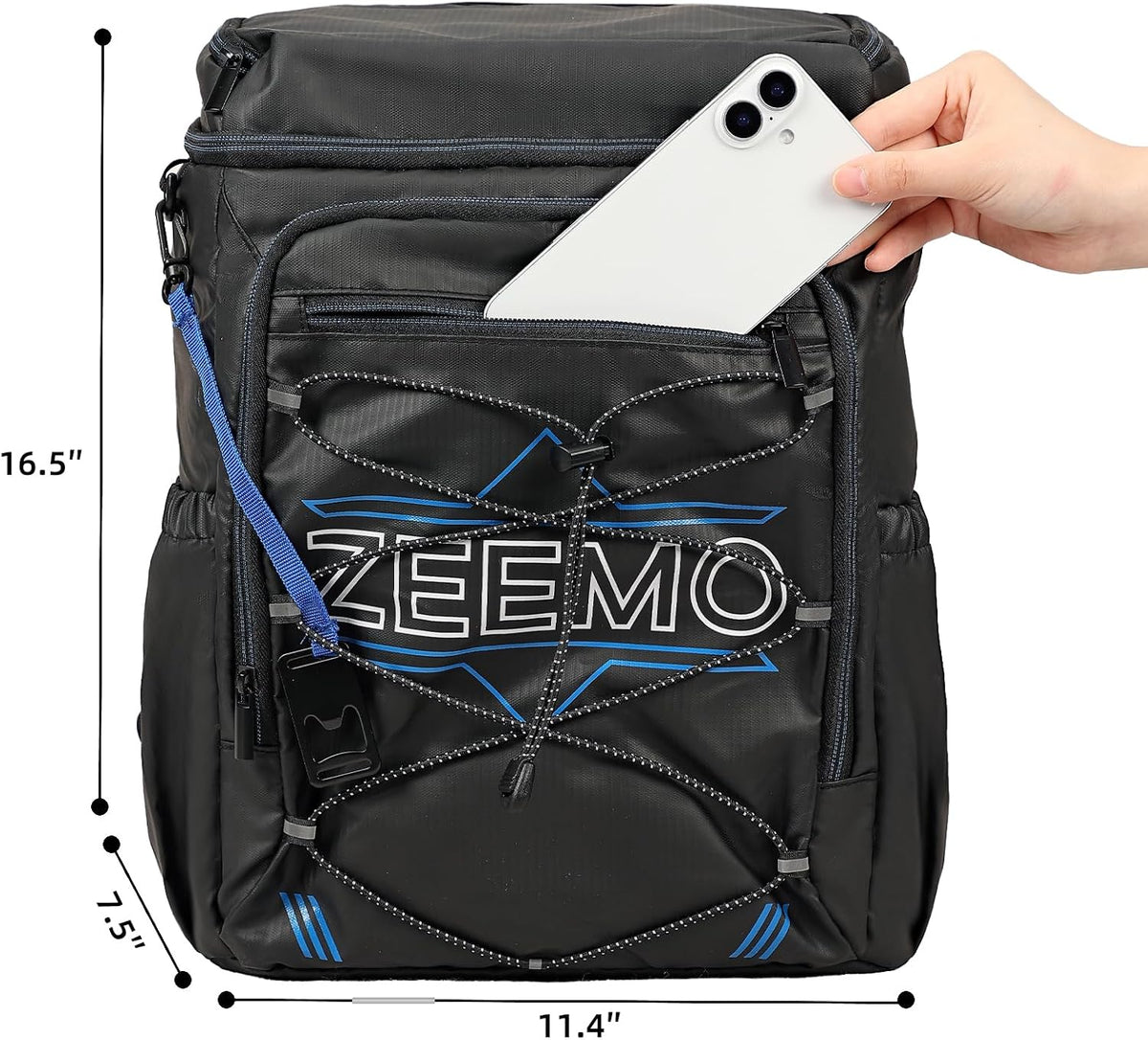 ZEEMO Backpack Cooler for Men, Insulated Leak Proof Lunch Bag