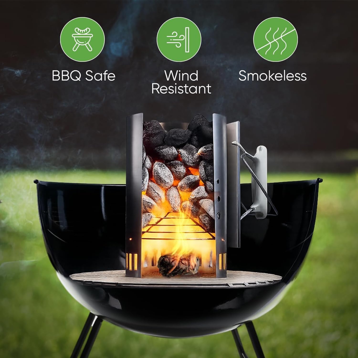 Inflame Fire Starters 300 pcs - Fire Starters for Campfires, Charcoal, BBQ