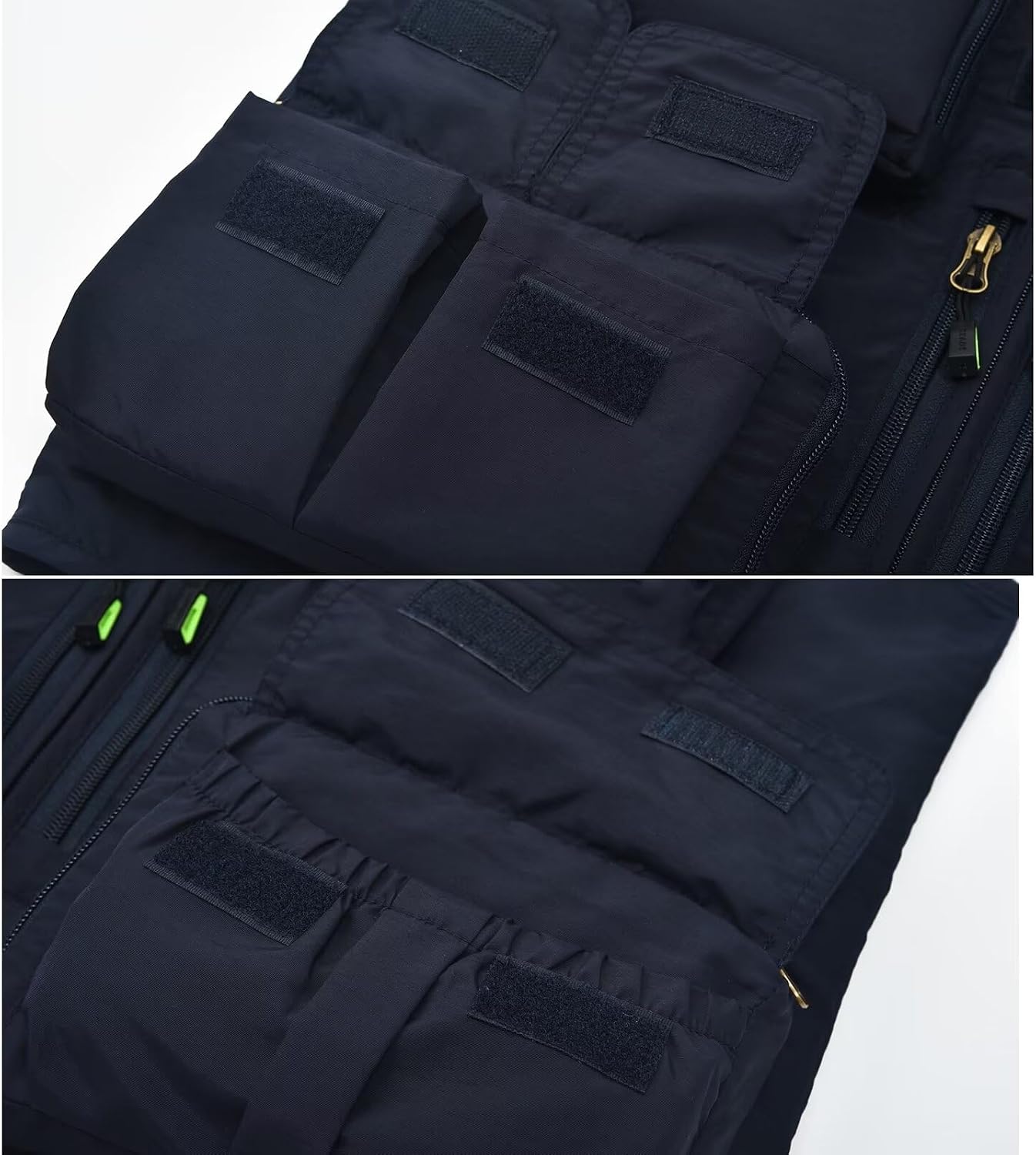Spanye Mens Fishing Hunting Vest Outdoor Travel Utility Vest Tactical Work Jacket Multi Pocket