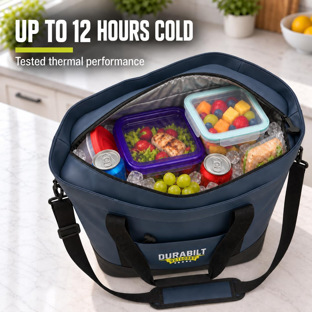 Insulated Soft Cooler Tote 36 Can - Leakproof Collapsible