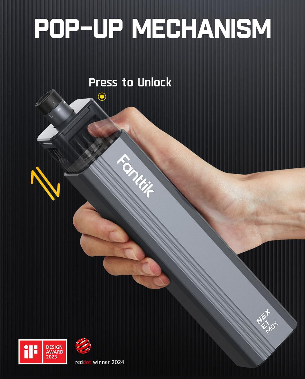 Fanttik E1 Max Electric Screwdriver, 53-in-1 Screwdriver for DIY (Grey)