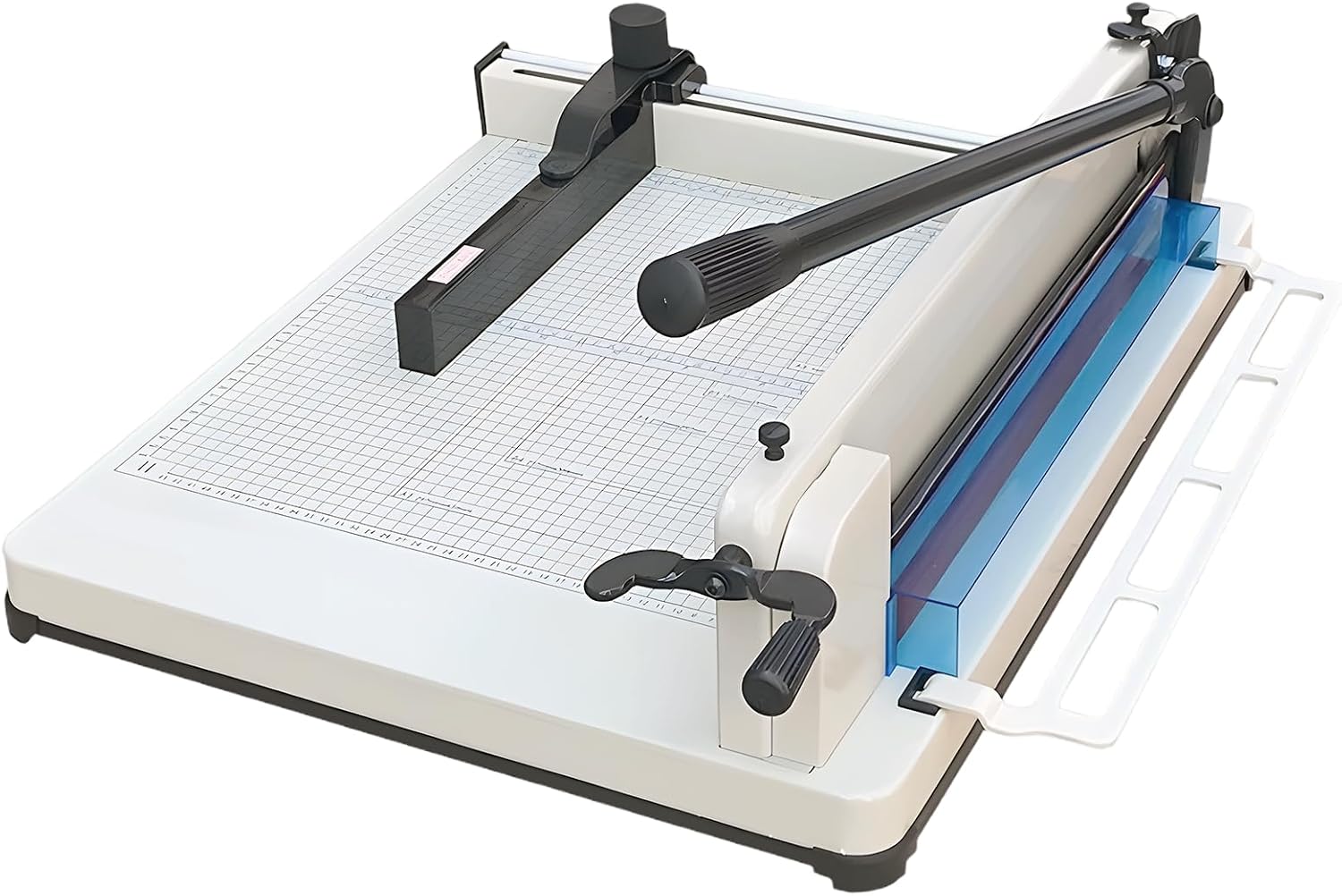 Heavy Duty Paper Cutter 12", Guillotine A4 Paper Cutter, 500 Sheets Capacity Paper Trimmer, Double Safety Protection Durable HSS Blade for Cutting Paper