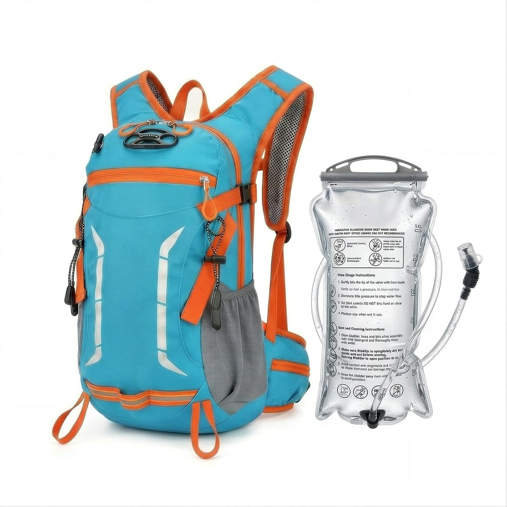 12L Hydration Backpack for Men Women,Lightweight Hydration Pack with 2L Water Bladder, Water Backpack for Cycling,Hiking,Rave,Biking and Running Outdoor Activities