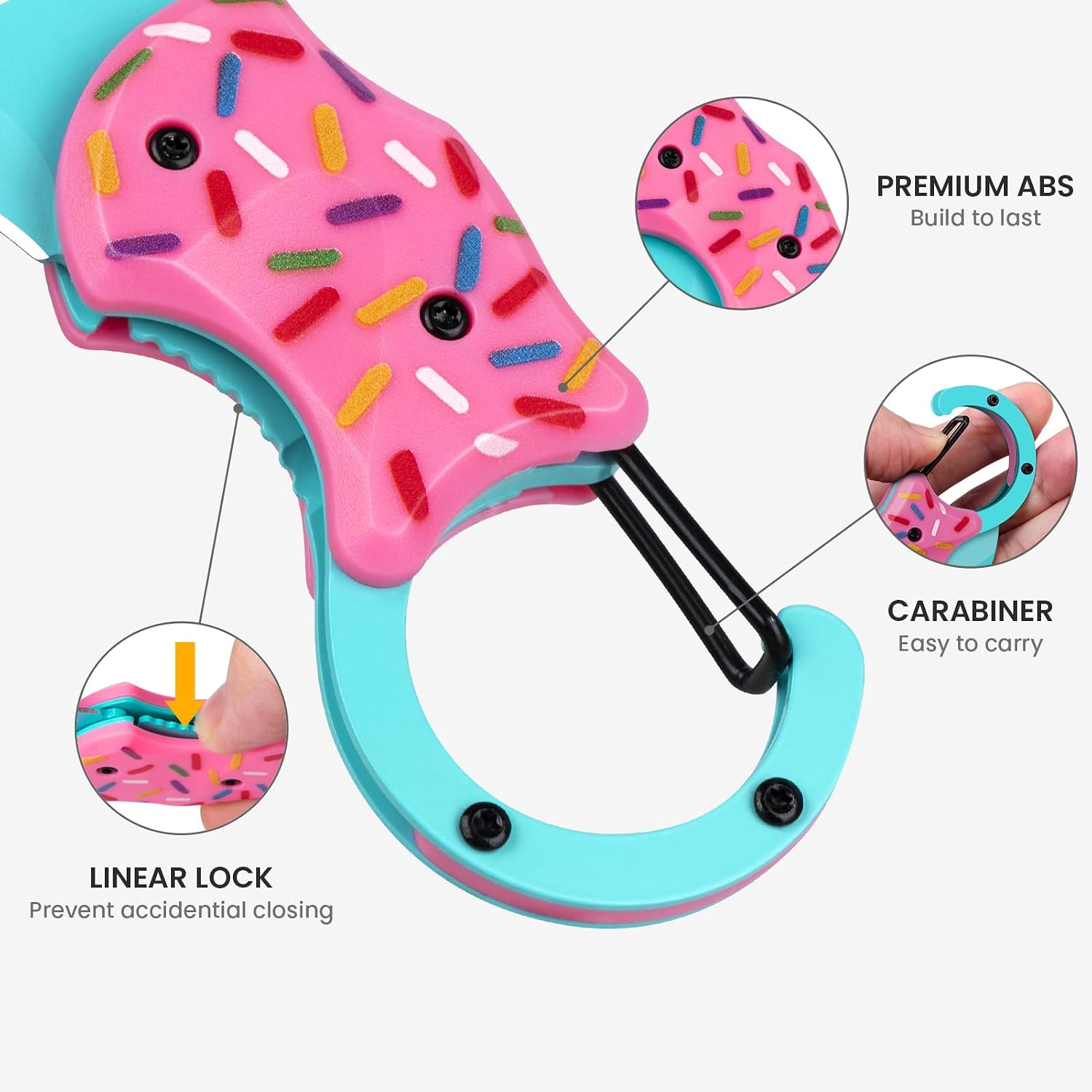 FUNBRO Small Pocket Knife for Women, Edc Knives Tool
