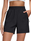 MAGCOMSEN Women's 5" Hiking Cargo Shorts UPF 50+ Quick Dry Lightweight Golf Athletic Casual Summer Shorts with Pockets