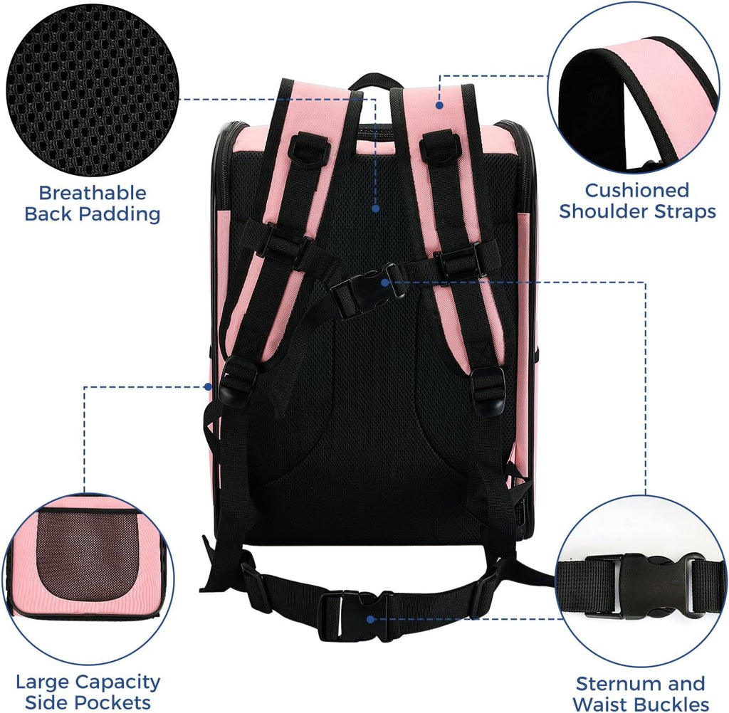 Apollo Walker Cat Carrier Backpack for Small Dogs and Cats Up to 18 lb
