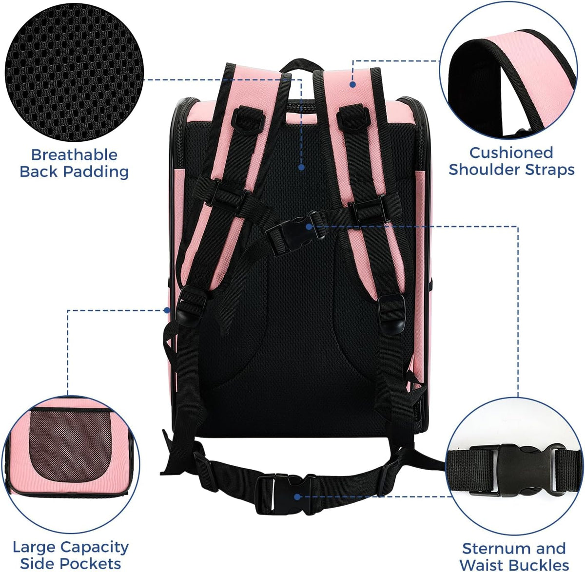 Apollo Walker Cat Carrier Backpack for Small Dogs and Cats Up to 18 lb