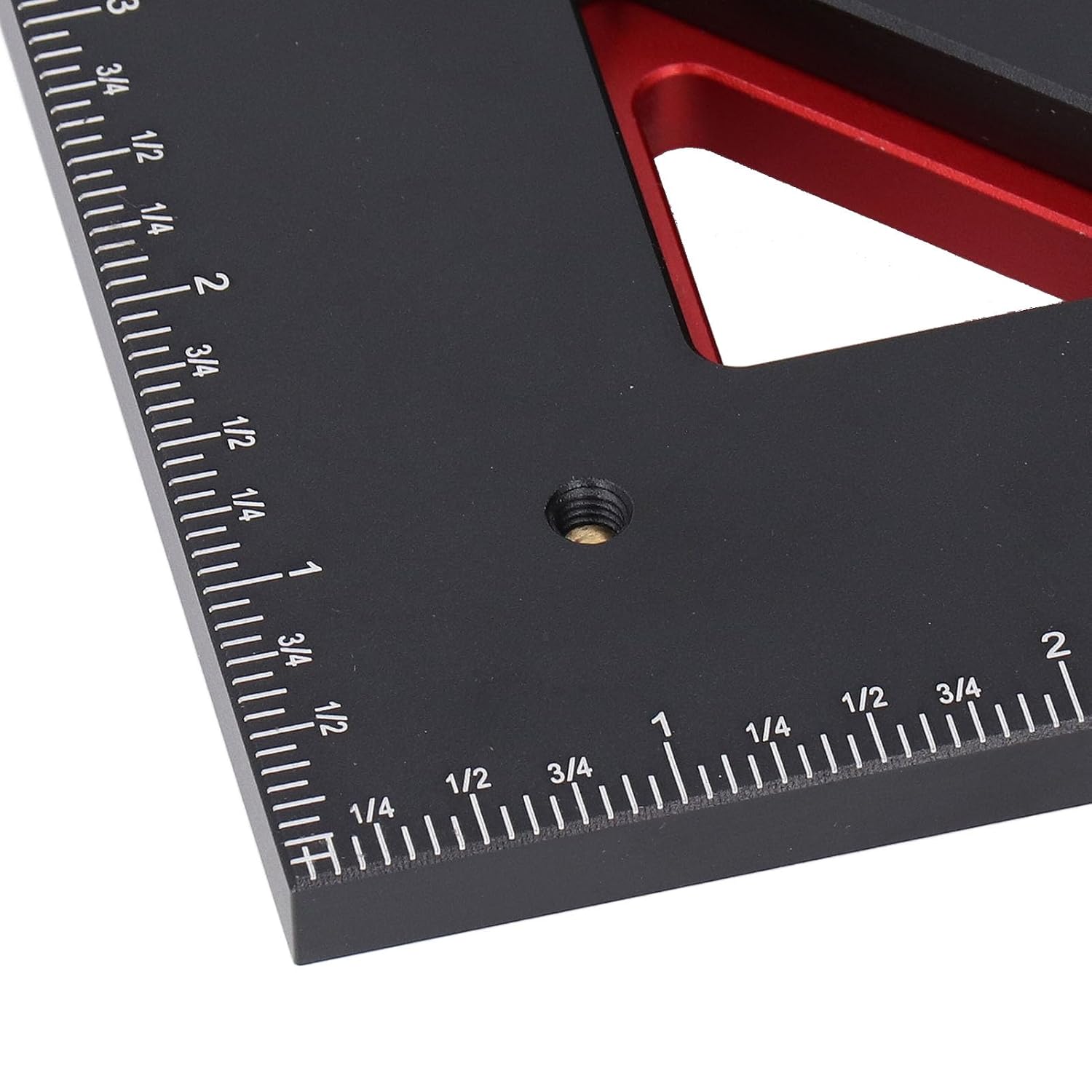 Double Triangle Ruler Detachable 4 Inch 6 Inch Aluminum Alloy Accurate Carpentry Square Tool for Woodworking Drafting Design