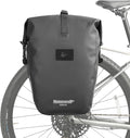 Rhinowalk Bike Pannier Bag Waterproof 6/12/20/25L Bicycle Rear Seat Bag Backpack With Shoulder Strap for Touring Cycling