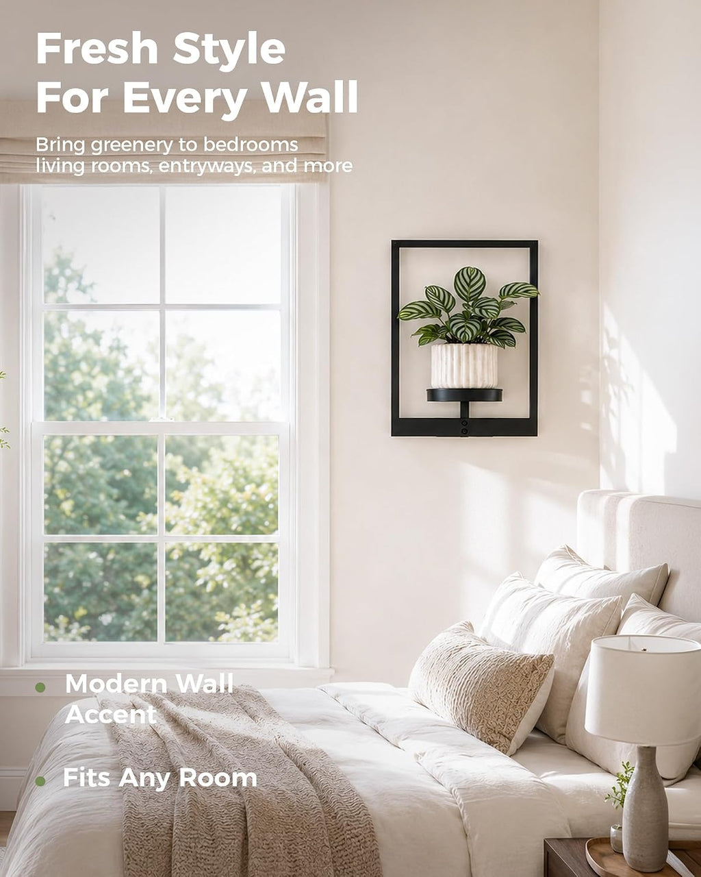 Bamworld Hanging Planters for Indoor Plants Wall Decor Living Room