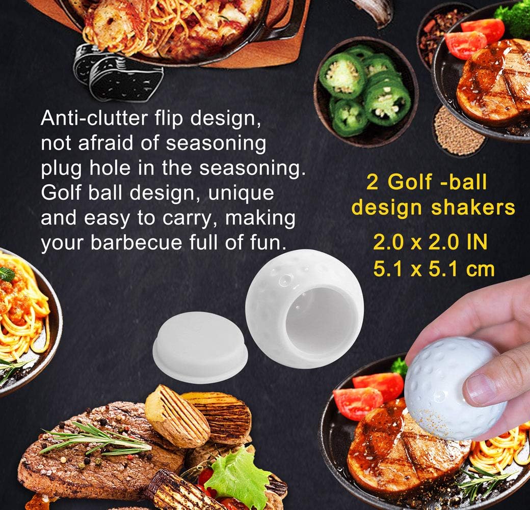 POLIGO 7PCS Golf-Club Style BBQ Tool Set Grilling Tools with Rubber Handle - Stainless Steel Grill Accessories for Outdoor Grill Set Premium Grill Utensils Set Fathers Day Birthday Gifts for Men Green