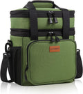 GLENKEY Expandable Lunch Box Insulated Leakproof Cooler Bag Work Outdoor