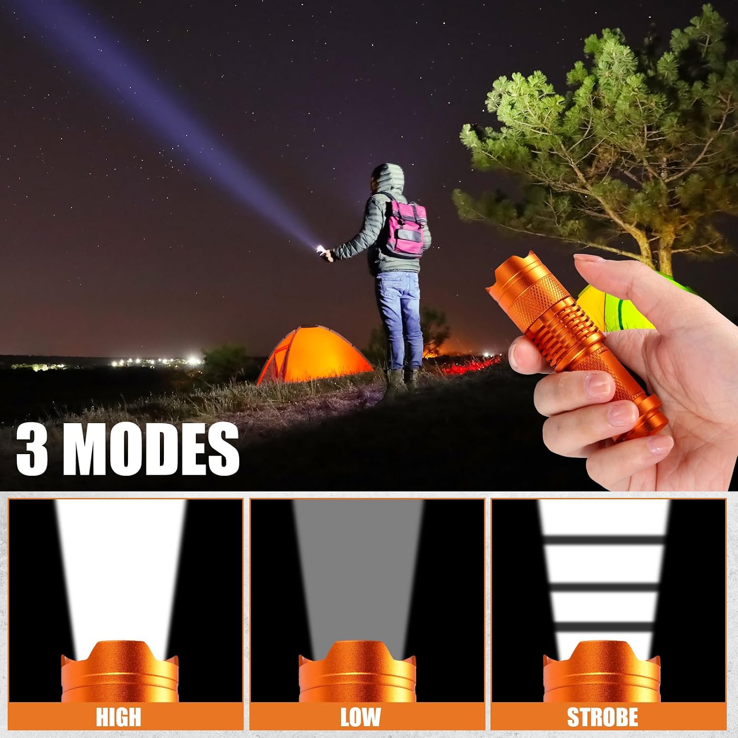 Fumete 20 Pack Mini LED Tactical Flashlights