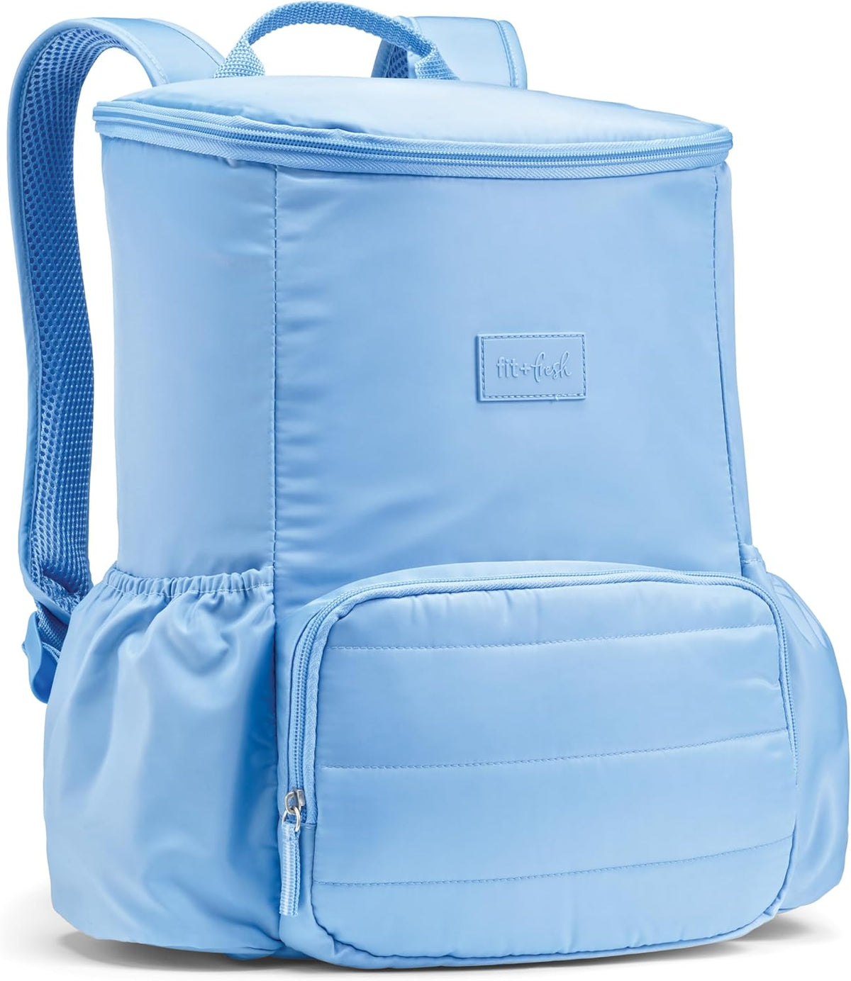 Fit & Fresh Insulated Backpack Soft Cooler – Leak-Resistant Beach & Travel Bag for Women, 24 Can Capacity Picnic & Cooler Bag