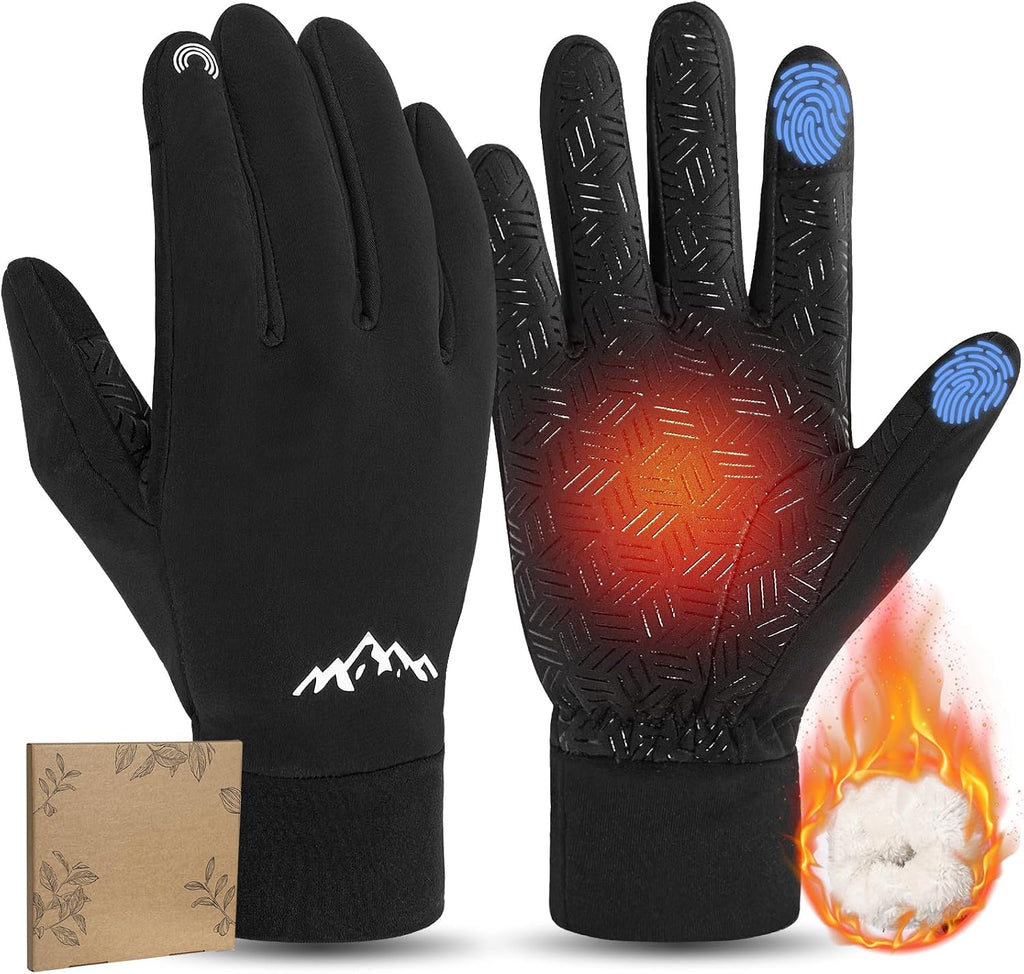 Pixel Panda Winter Gloves for Men Women Warm Touchscreen Gloves for Cold Weather for Cycling, Driving, Running, Hiking, Work