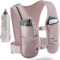 Running Phone Holder Vest with 500ml/17oz Water Bottle | Reflective Hydration Vest | Adjustable | Light | 6 Pockets for Running Accessories | Unisex