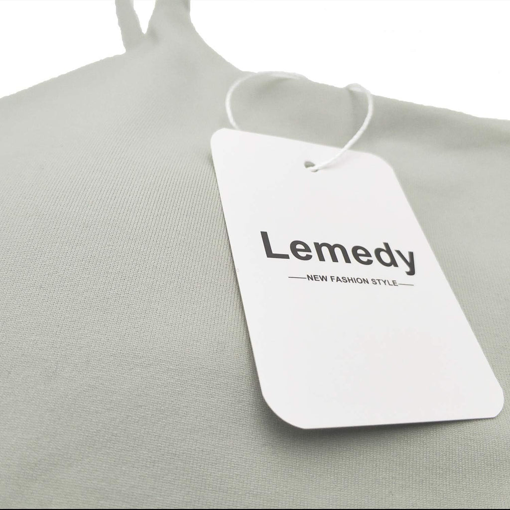 Lemedy Women Padded Sports Bra Yoga Tank Top