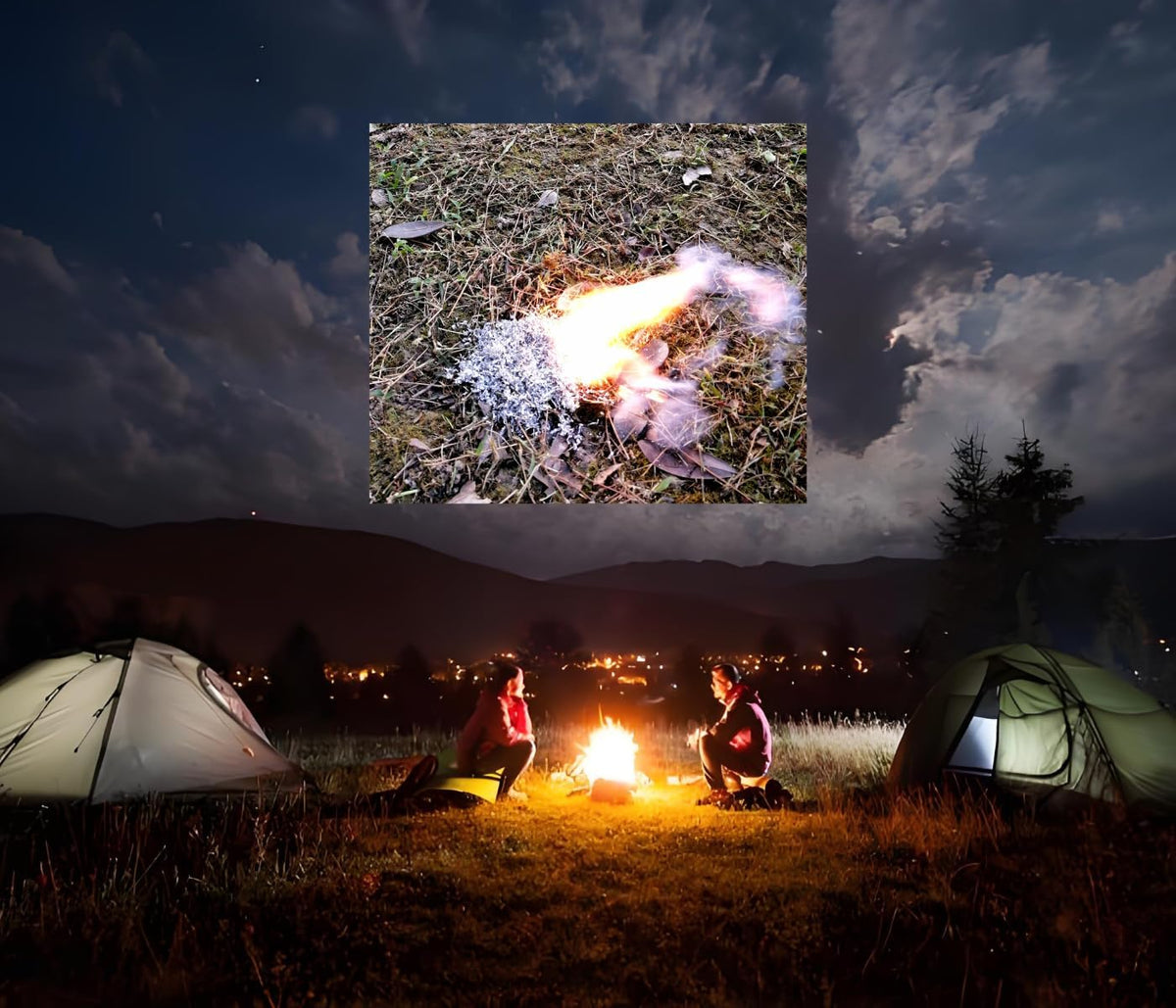 eGreen Emergency Magnesium Fire Starter 30 Bags for Camping & Survival