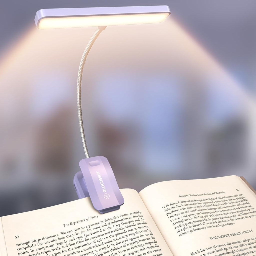 Glocusent 26 LED Reading Lights for Books in Bed, Ideal Gifts for Reader