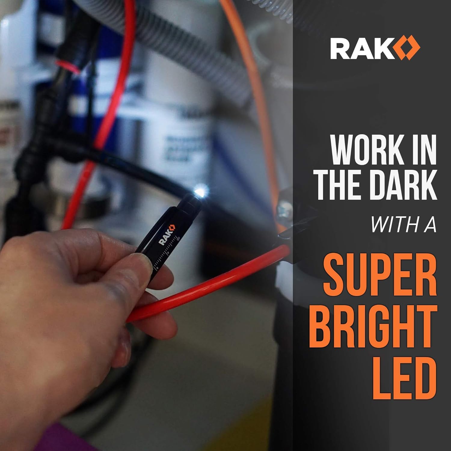 RAK Multitool Pen - Multi-Tool Pen Set 11 in 1, LED Light, Screwdrivers, Level, Ruler, Bottle Opener, and Stylus. Cool Gadgets Gifts for Men, Dad, EDC Tactical Pen Tool, Gift-Ready Box, Pack of 2