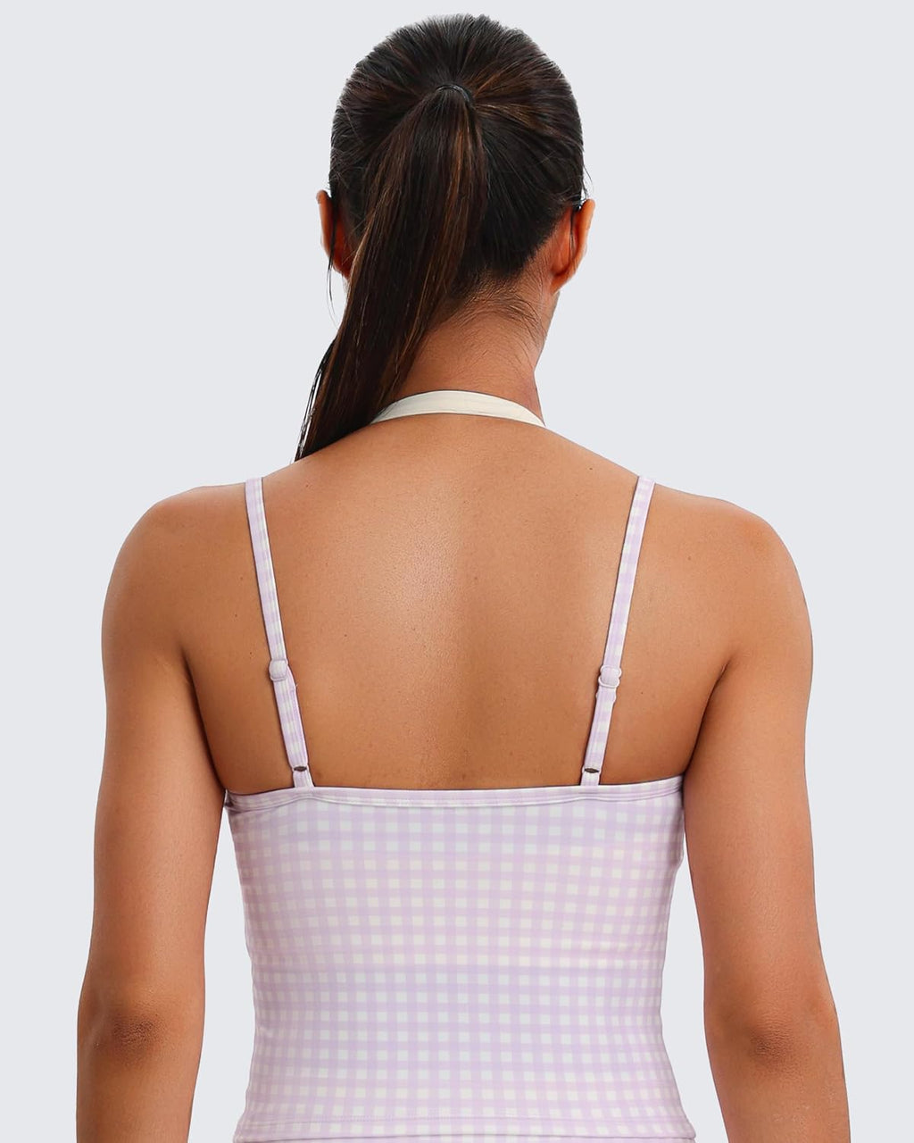 Aoxjox Women's Dual Core Bra & Tank Top Separable 2-Piece Set