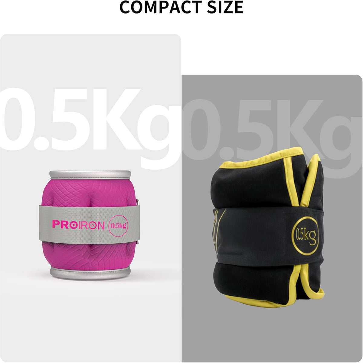 PROIRON Ankle Weights for Women, Leg Weights for Men, Ankle and Wrist Weights 2/4/6/8LBS，Reflective Arm Weights for Jogging，Gymnastics，Aerobics
