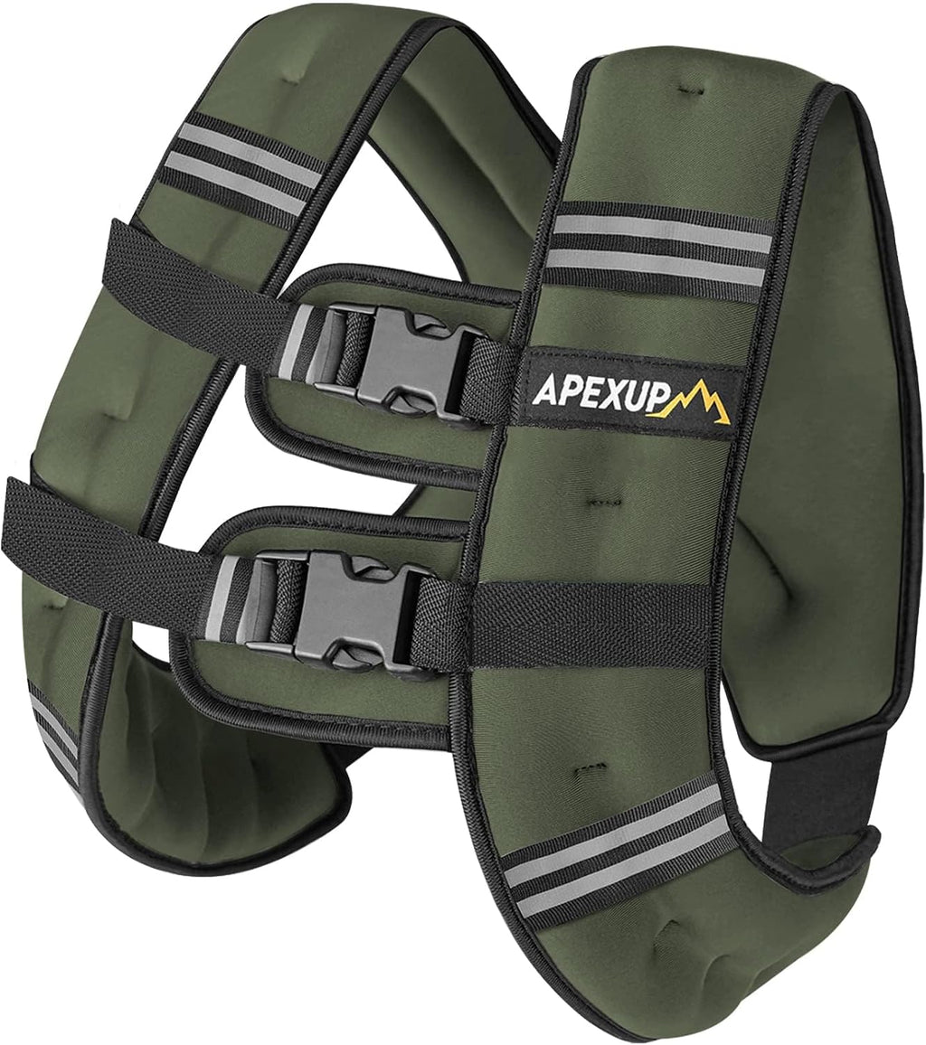 APEXUP Weighted Vest Men Women, Weight Vest for Women Workout Equipment for Strength Training Running