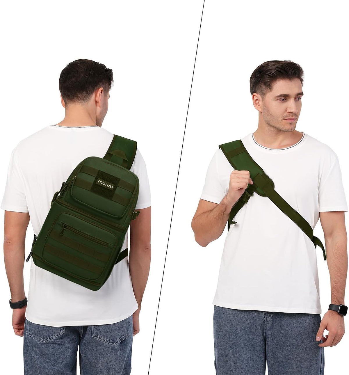 MOSISO Camera Sling Bag, Tactical Camera Crossbody Bag Case Photography