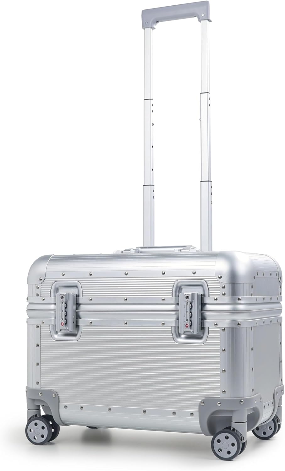 Full Aluminum Carry-On Luggage, Pilot Case