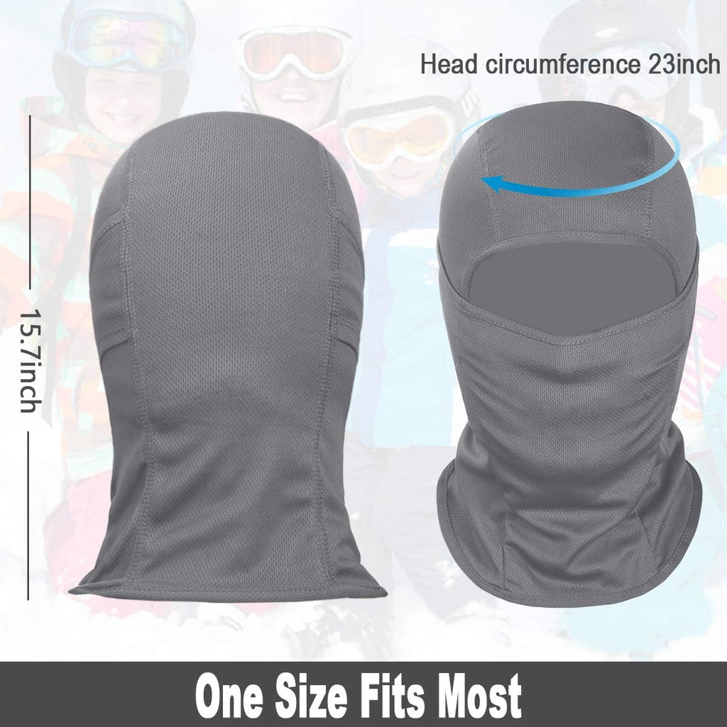 Achiou Ski Mask for Men and Women, Lightweight UV Balaclava Face Cover