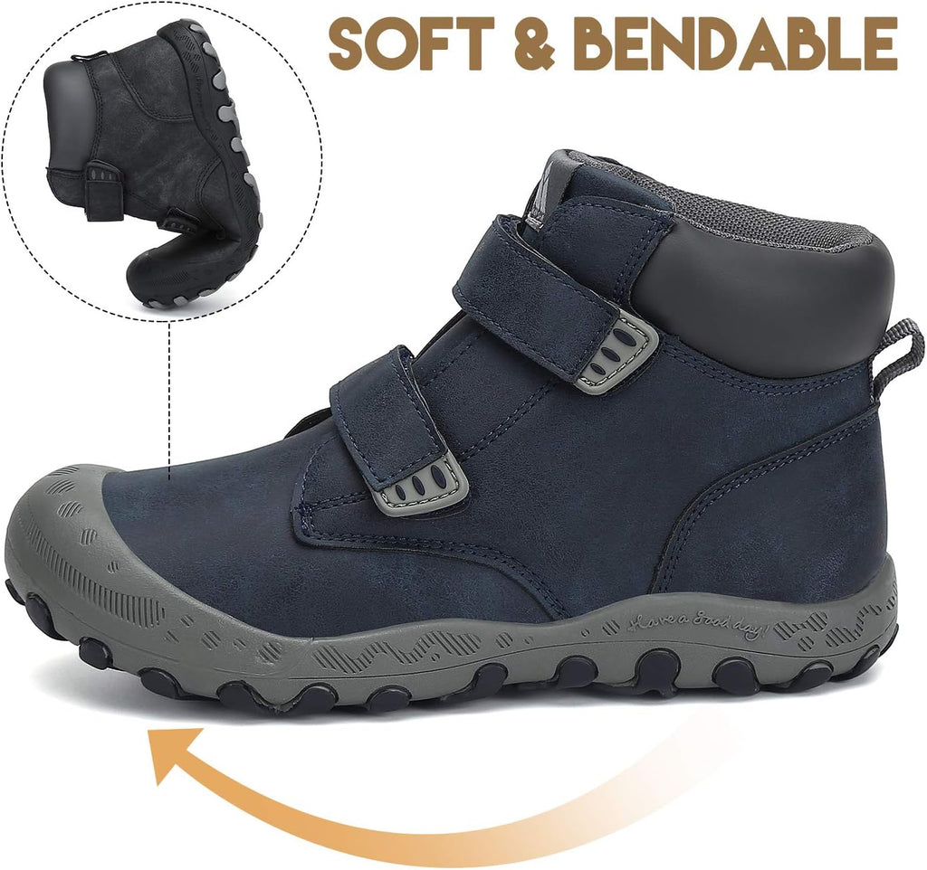 Mishansha Kids Hiking Boots Toddler Boys Girls Hiking Shoes Outdoor Trail