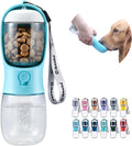 Cibaabo Dog Water Bottle Portable with Food Container & Filter for Travel