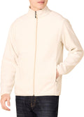 Amazon Essentials Men's Full-Zip Polar Fleece Jacket with Zippered Pockets for Cold Outdoor Weather (Available in Big & Tall)