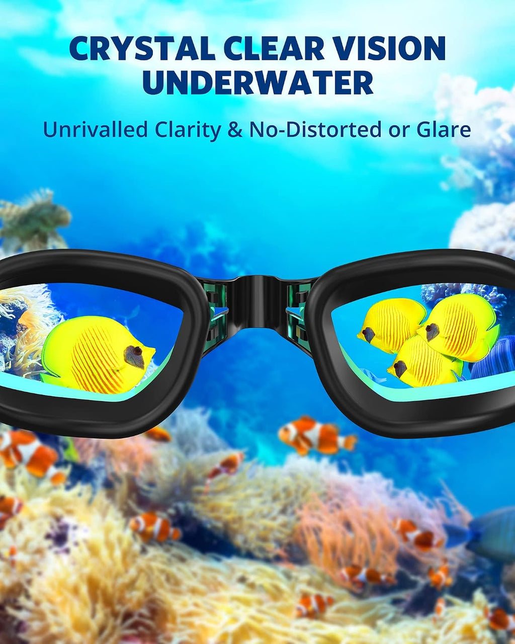 Aegend Swim Goggles, Swimming Goggles No Leaking Full Protect Adult Youth