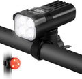 Bike Light for Night Riding, 2000LM Bicycle Headlight & Taillight