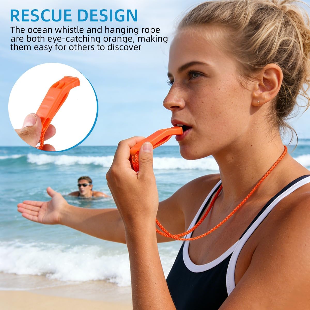 12/24/36/60 Pack Emergency Whistles Safety with Lanyard 120db Loud Survival Rescue Signaling for Kayak Life Vest Jacket Boating Fishing Boat Camping Hiking Hunting Lifeguard Outdoor