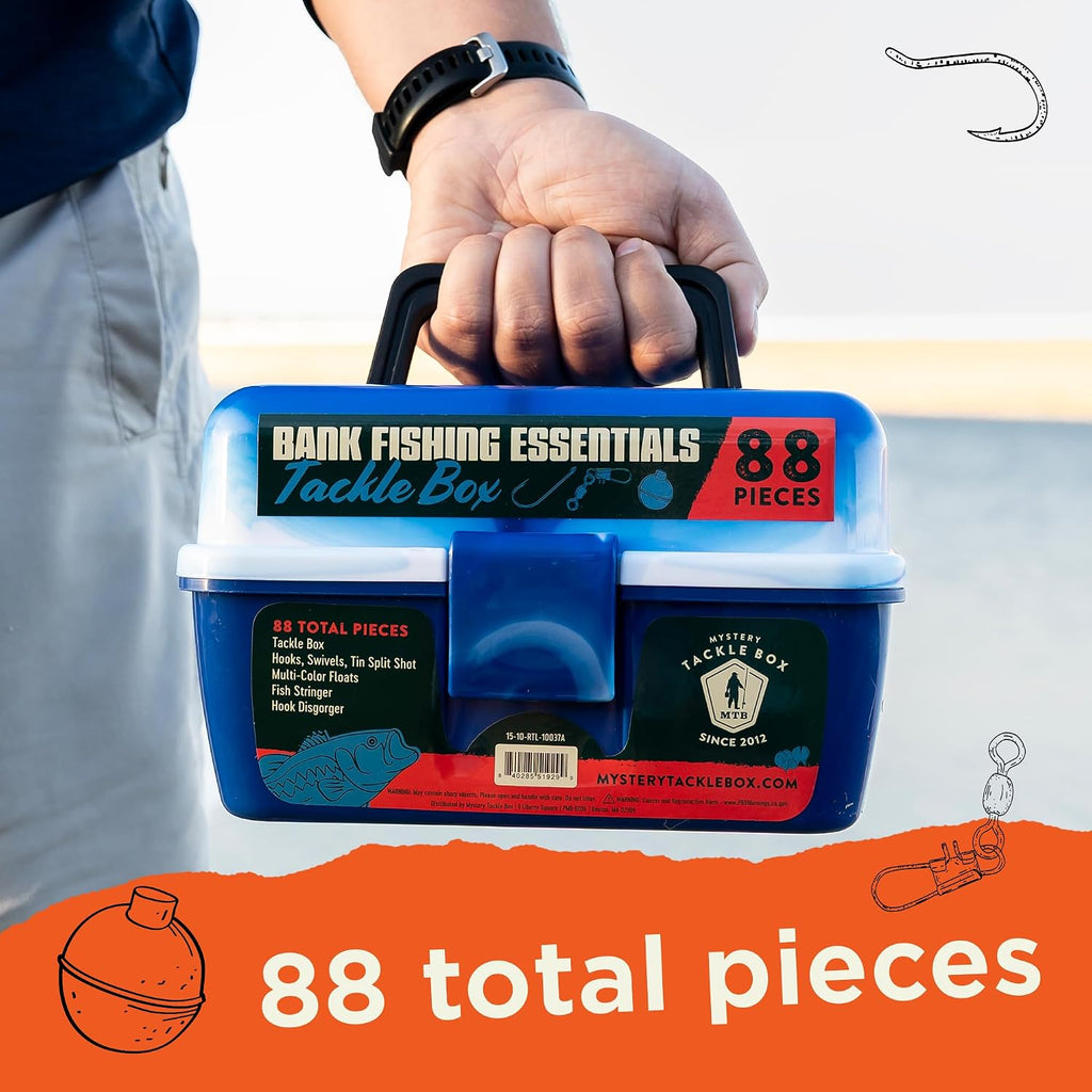 Catch Co Mystery Tackle Box Bank Fishing Essentials Tackle Box - Green